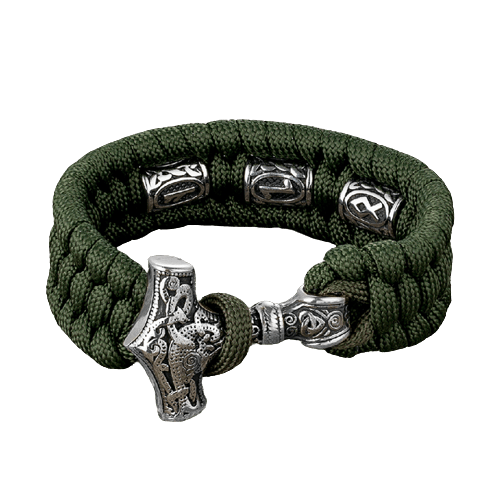 BRACELET CORDE KAKI - MJÖLLNIR