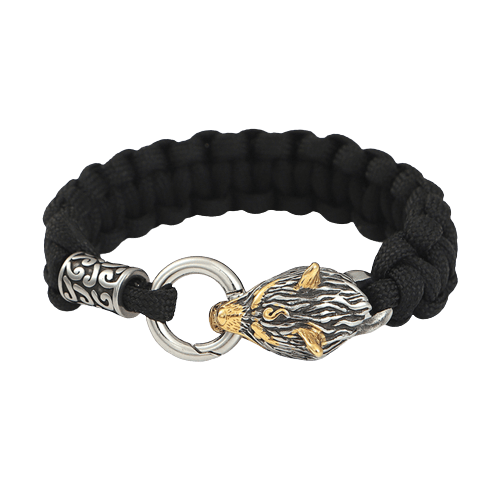 BRACELET CORDE LOUP