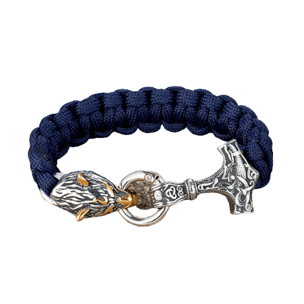 BRACELET CORDON - MARTEAU ET LOUP