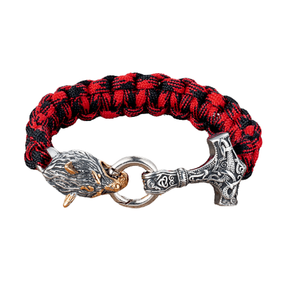 BRACELET CORDON - MARTEAU ET LOUP