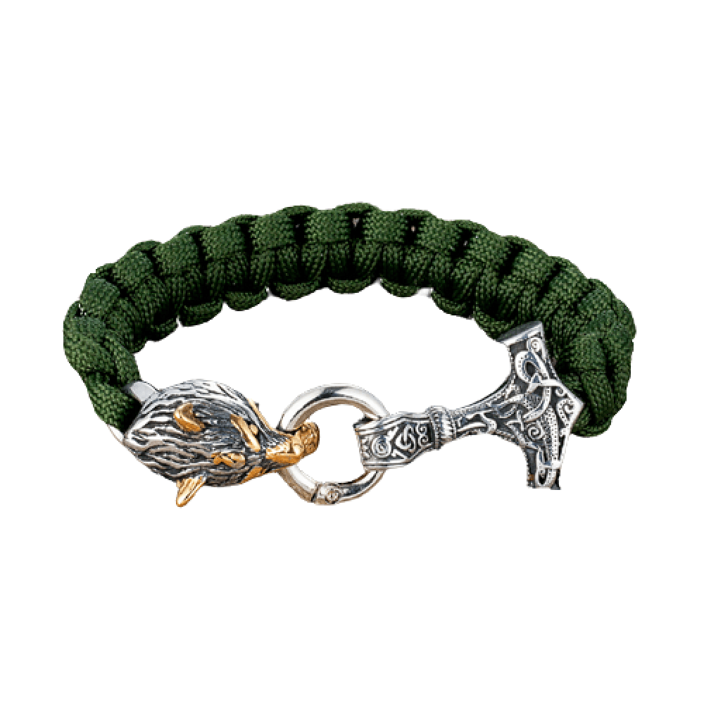 BRACELET CORDON - MARTEAU ET LOUP