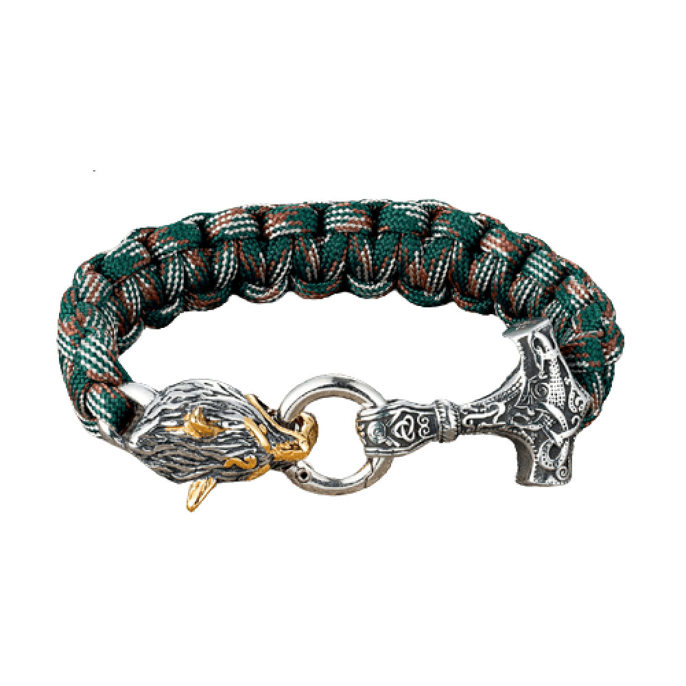 BRACELET CORDON - MARTEAU ET LOUP