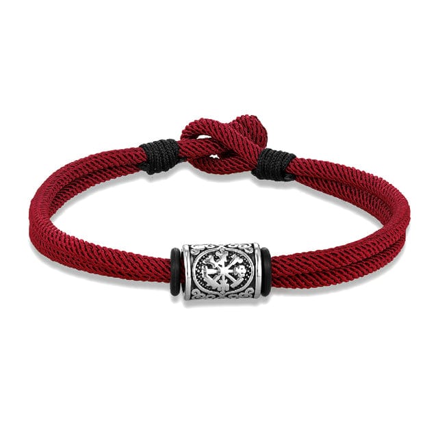 BRACELET CORDON ROUGE - RUNES