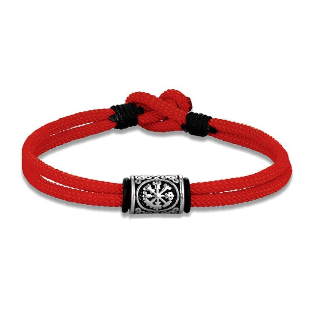 BRACELET CORDON ROUGE - RUNES