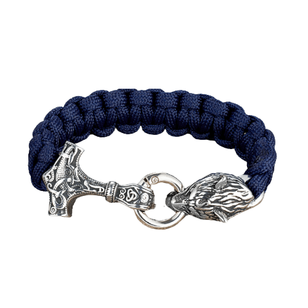 BRACELET MARTEAU THOR - LOUP FENRIR