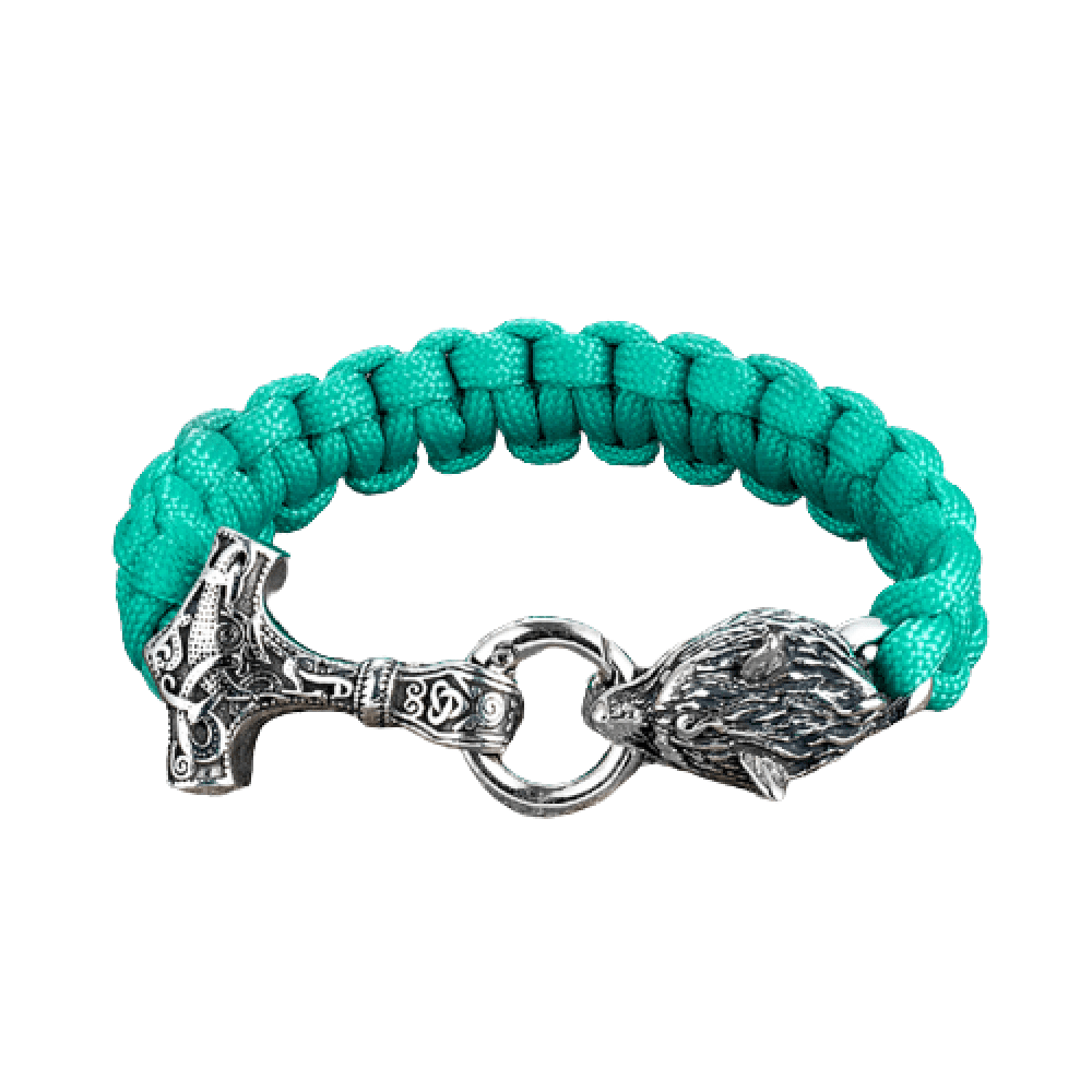 BRACELET MARTEAU THOR - LOUP FENRIR