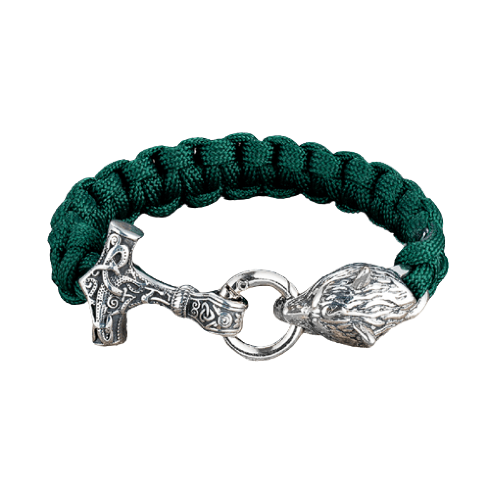 BRACELET MARTEAU THOR - LOUP FENRIR