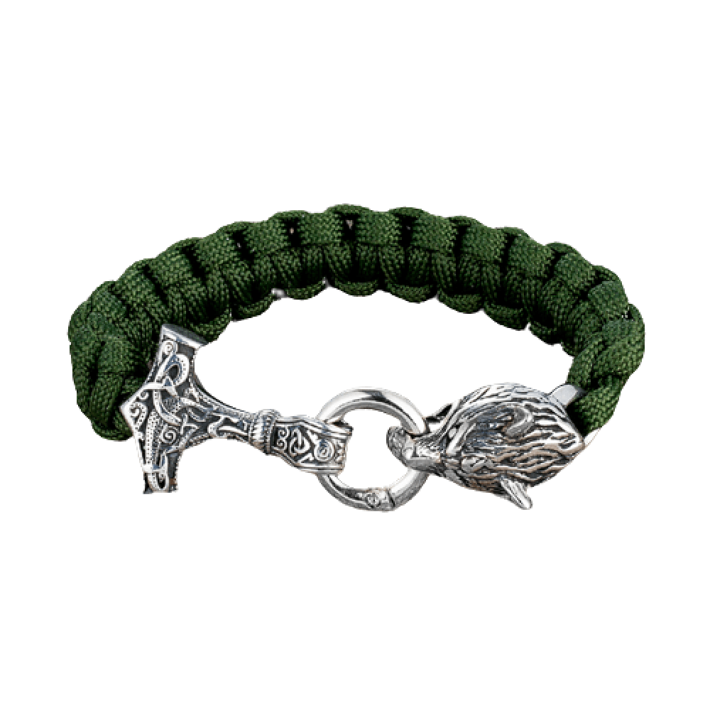 BRACELET MARTEAU THOR - LOUP FENRIR