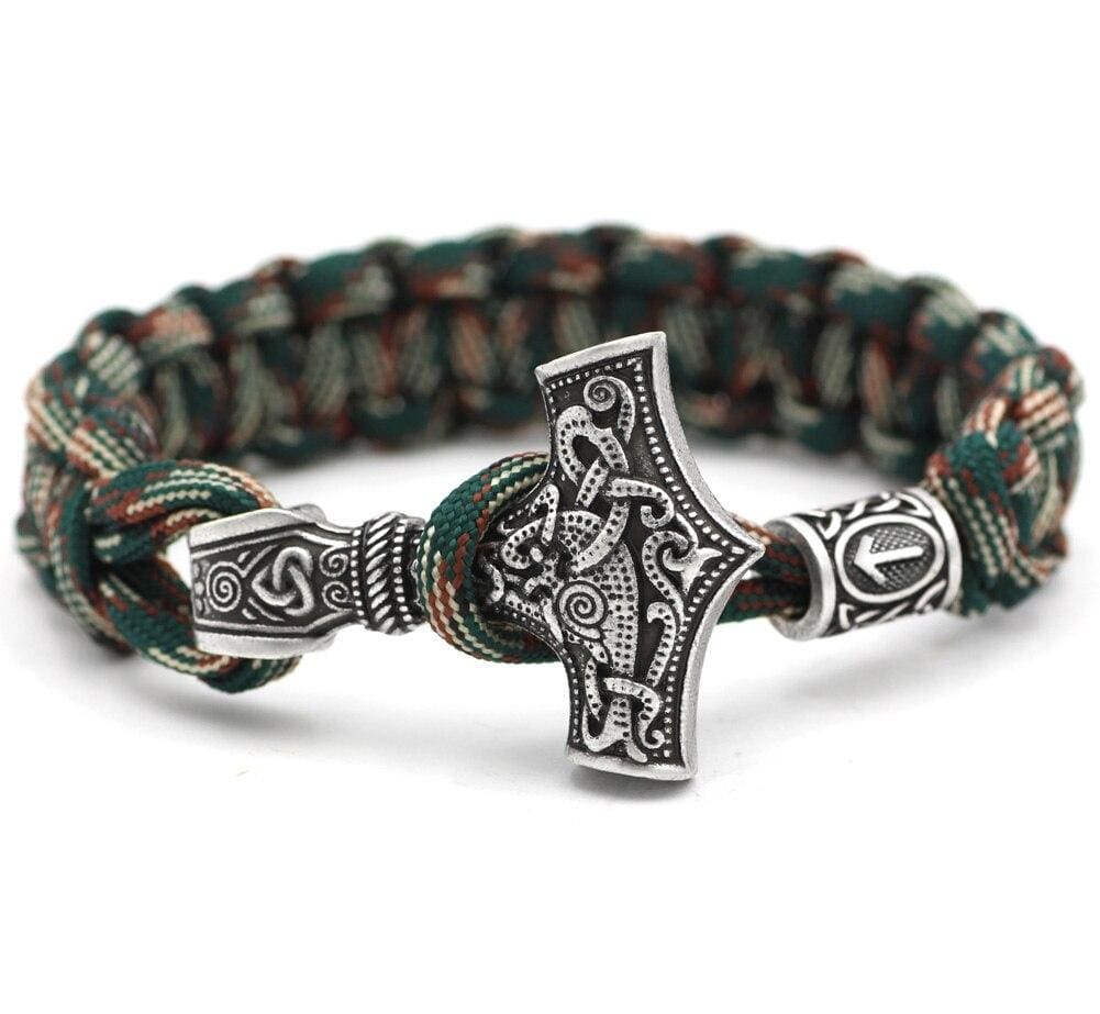 Bracelet tresse à nœud celtique