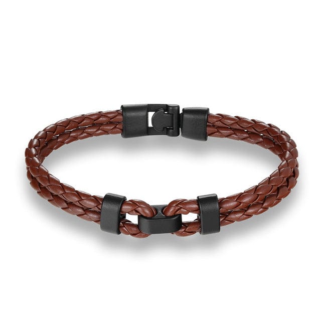 BRACELET VIKING - Cuir Fin