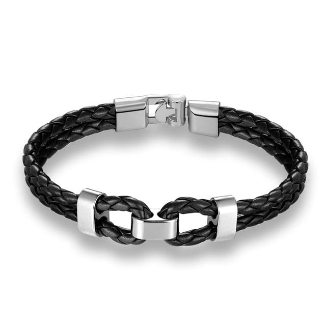 BRACELET VIKING - Cuir Fin