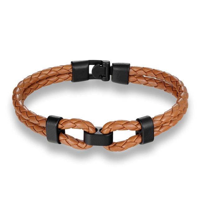 BRACELET VIKING - Cuir Fin