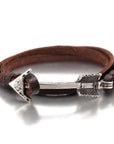 BRACELET VIKING - Cuir & Flèche
