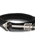 BRACELET VIKING - Cuir & Flèche