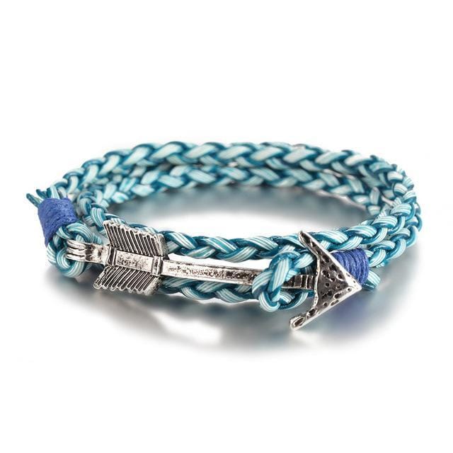 BRACELET VIKING - Cuir &amp; Flèche
