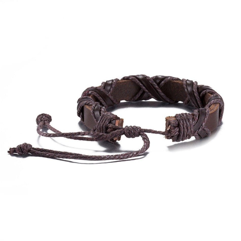 BRACELET VIKING - Cuir Scandinave