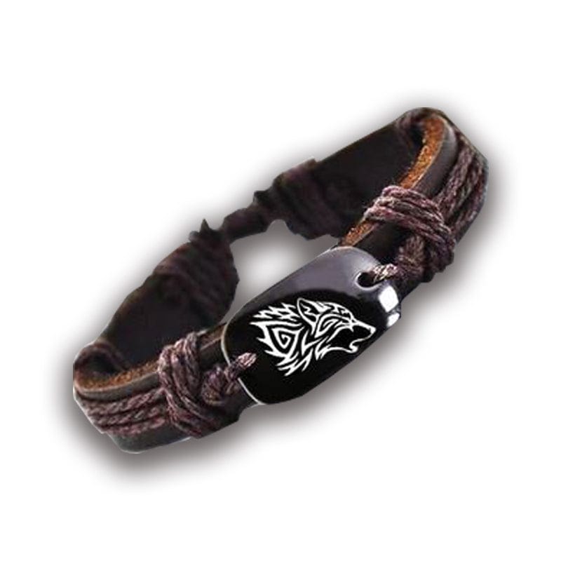 BRACELET VIKING - Loup Fenrir