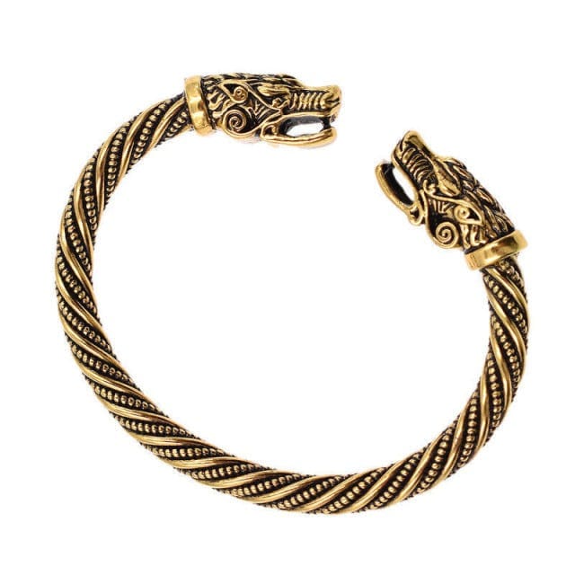 Bracelet Viking Ragnar Acier Argenté - Réglable - Unisexe - Cadeau Style Nordique