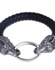 BRACELET VIKING - Loup Nordique