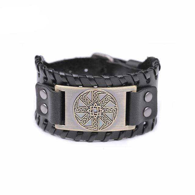 BRACELET VIKING - Roue solaire