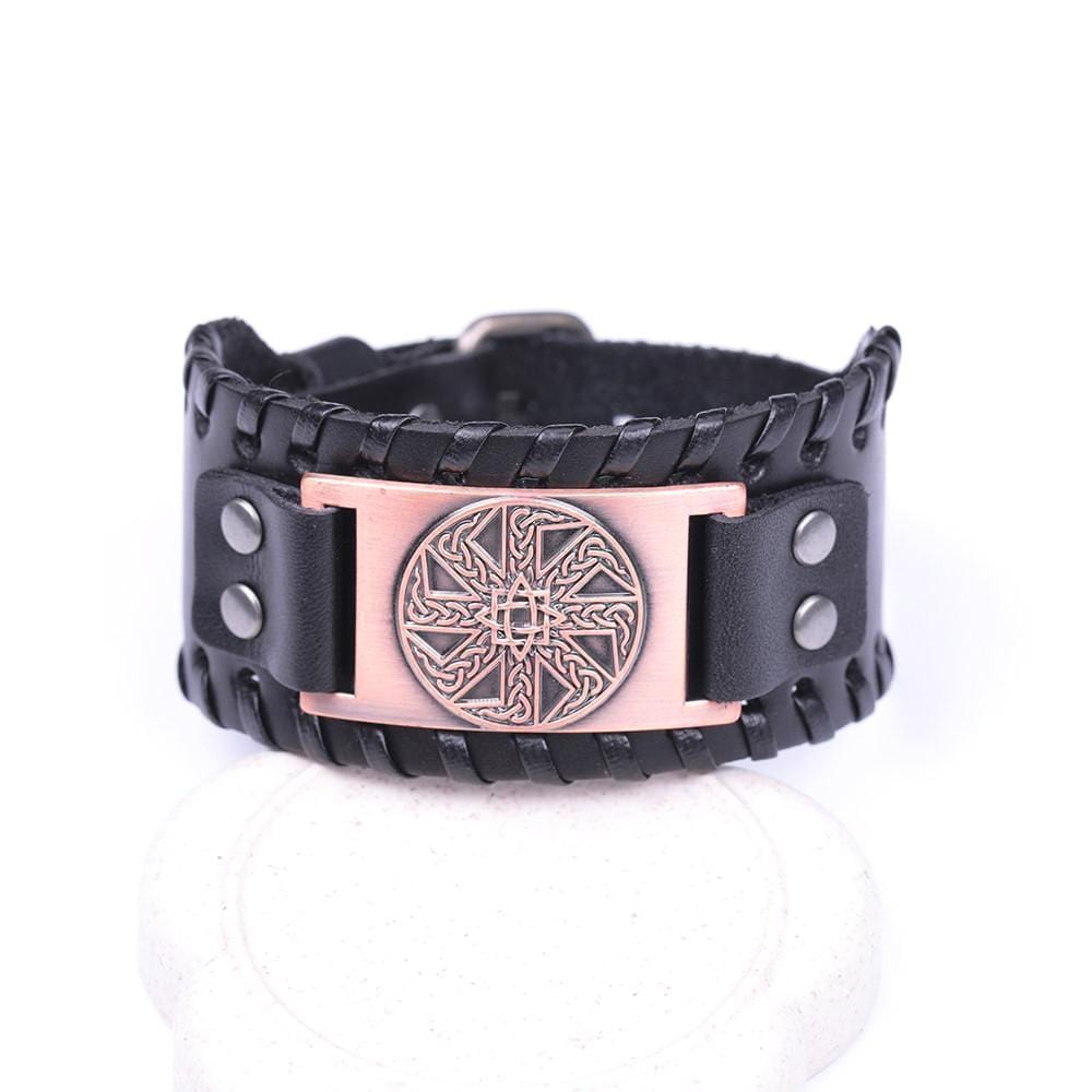 BRACELET VIKING - Roue solaire