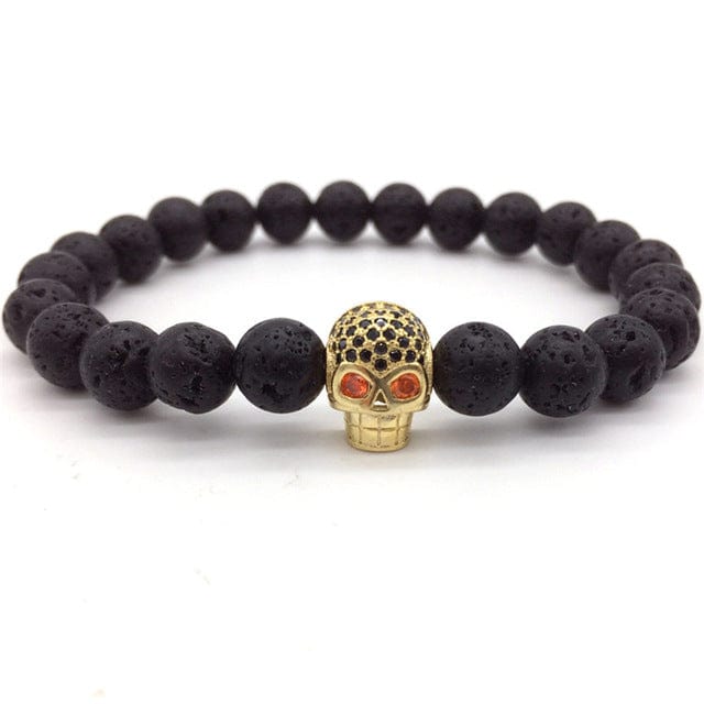 BRACELET VIKING - TÊTE DE MORT
