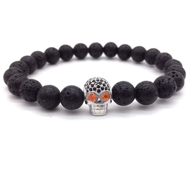 BRACELET VIKING - TÊTE DE MORT
