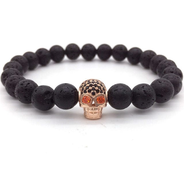BRACELET VIKING - TÊTE DE MORT