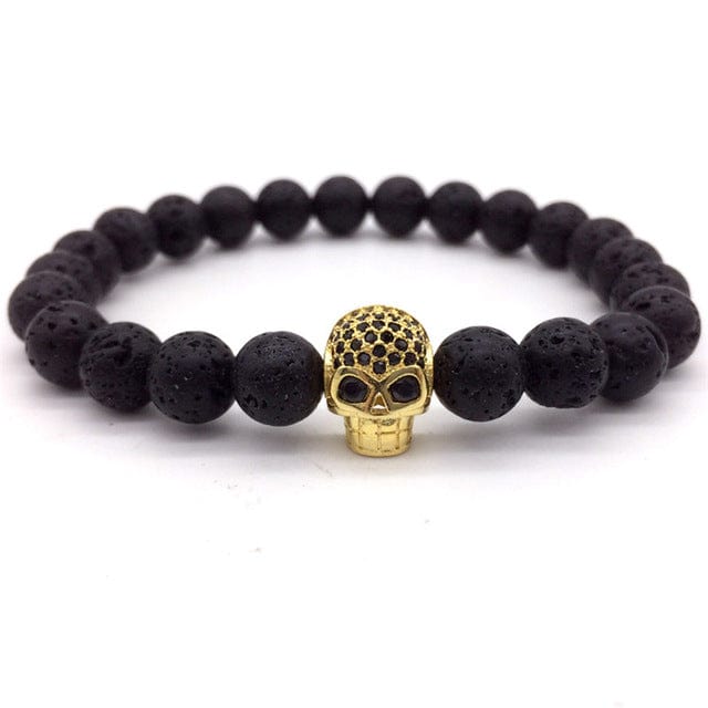 BRACELET VIKING - TÊTE DE MORT