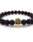 BRACELET VIKING - TÊTE DE MORT