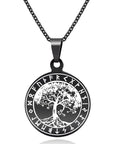 Collier Arbre de vie - Runes Viking