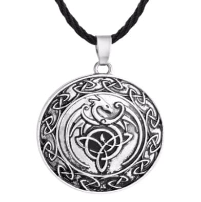 Collier celtique du dragon