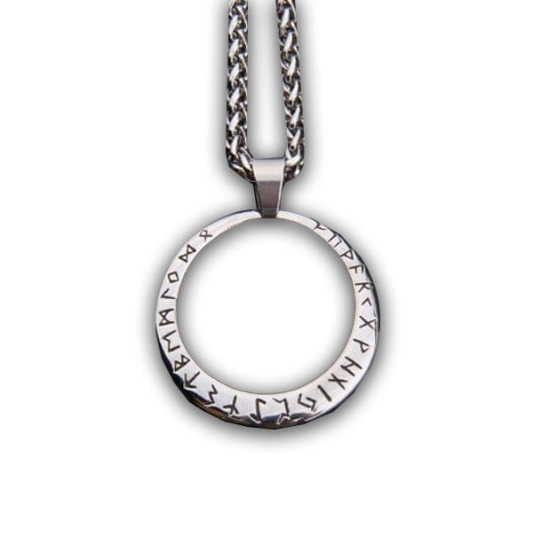 COLLIER CERCLE RUNES ODIN