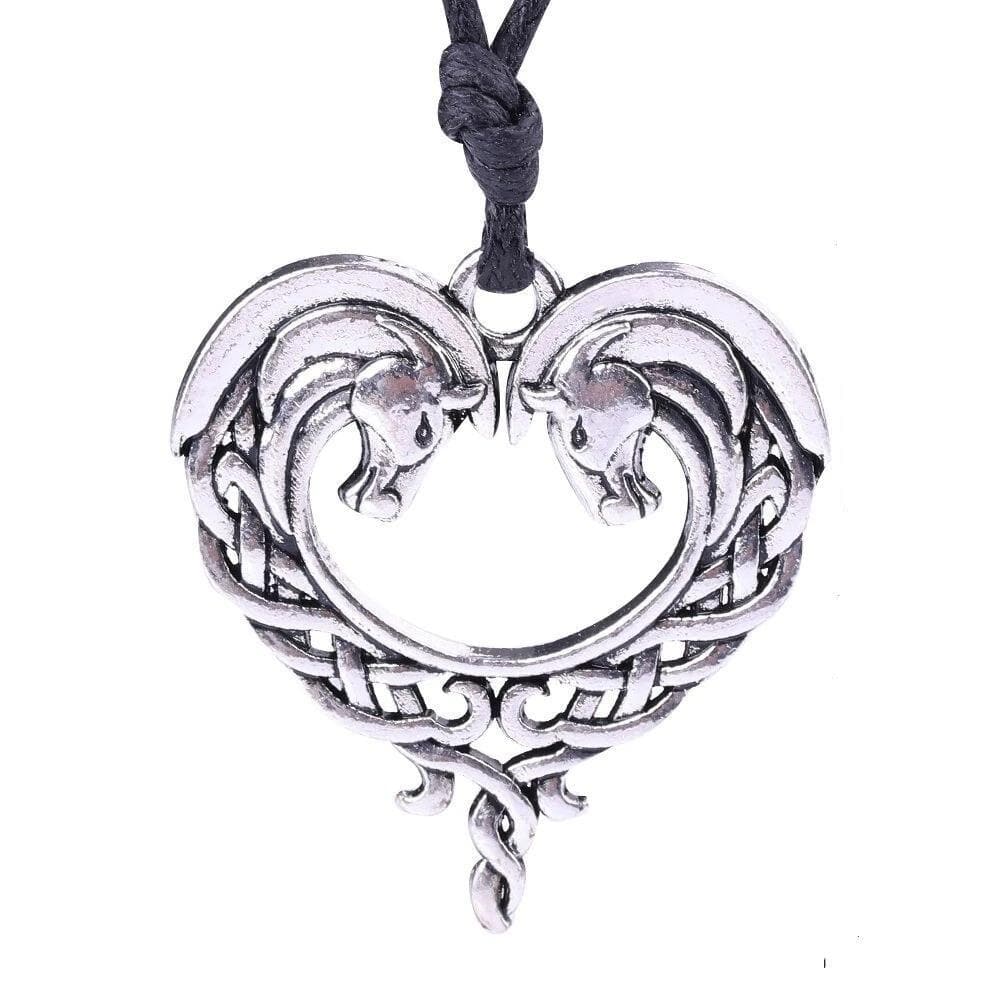 Collier cheval celtique