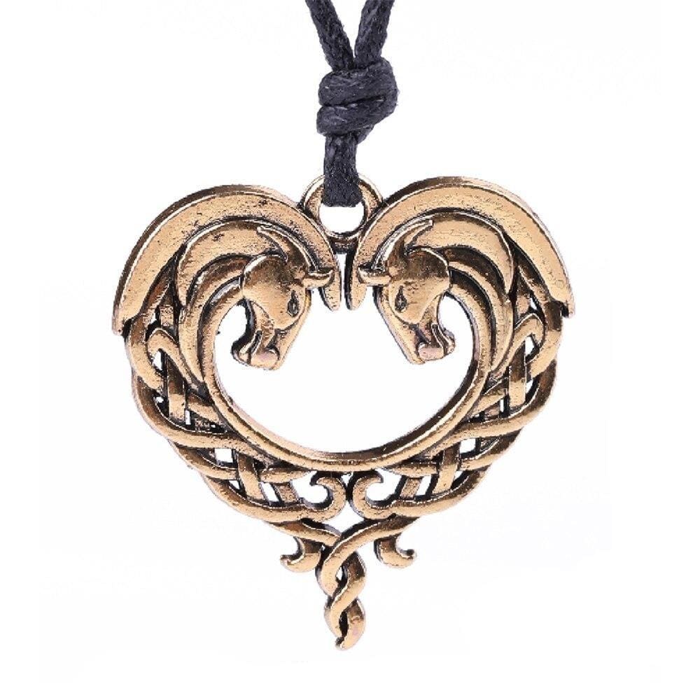 Collier cheval celtique