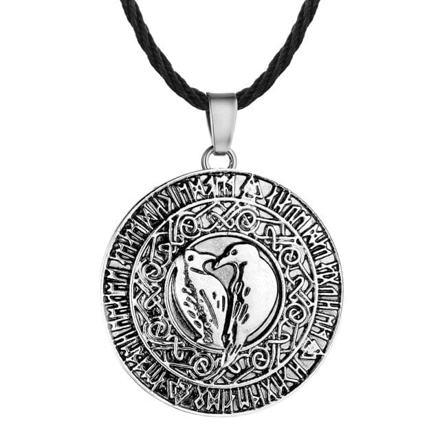 Collier de runes des corbeaux d'Odin