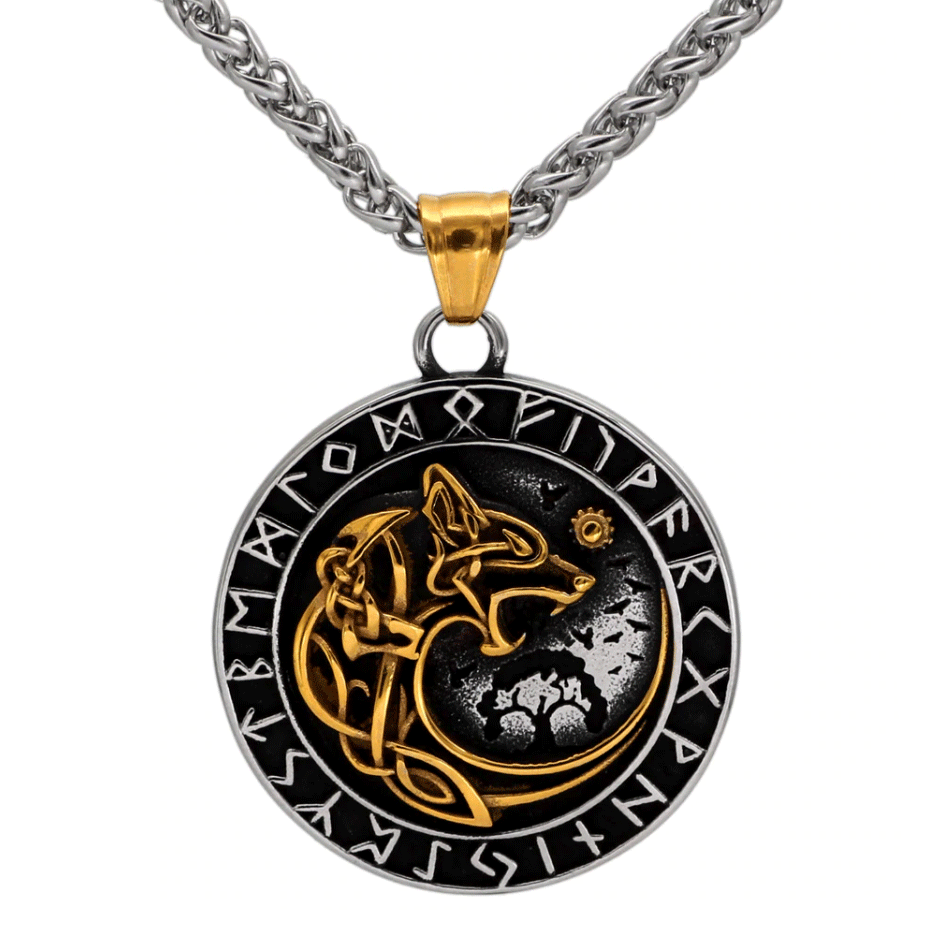 Collier Loup Fenrir