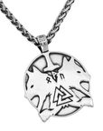 Collier Loup Fenrir Et Valknut