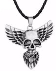 Collier tête de mort celtique