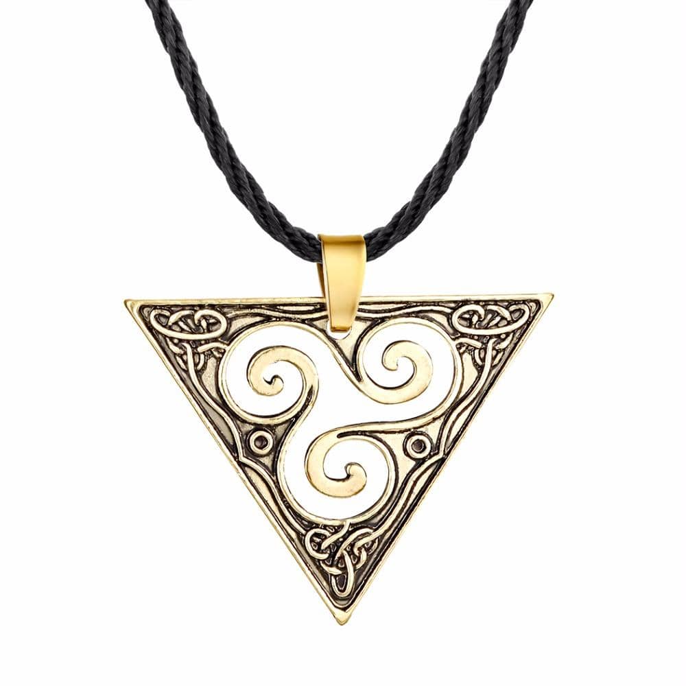 Collier Triskelion celtique