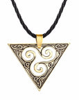 Collier Triskelion celtique