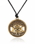 COLLIER VIKING - ARBRE DE VIE & PENTACLE