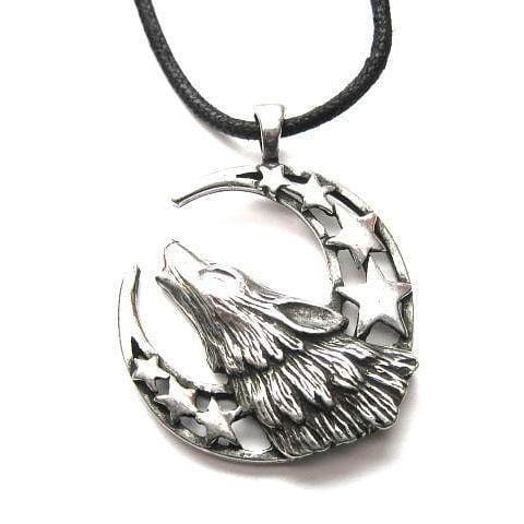 COLLIER VIKING - LOUP HURLANT
