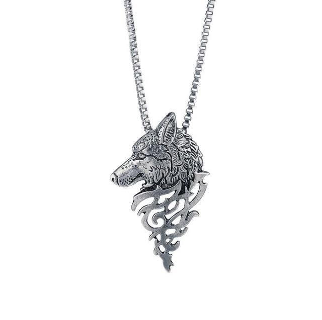 COLLIER VIKING - LOUP PORTE-BONHEUR