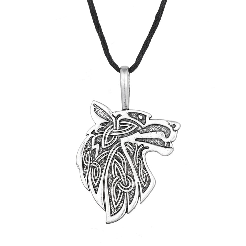 COLLIER VIKING - TÊTE DE LOUP