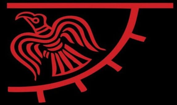 Drapeau Viking Corbeau