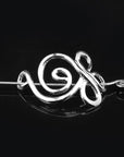 Épingle à cheveux en argent avec noeud celtique
