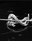 Épingle à cheveux en argent avec noeud celtique