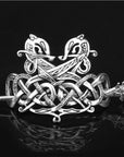 Épingle à cheveux en argent avec noeud celtique