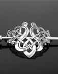 Épingle à cheveux en argent avec noeud celtique